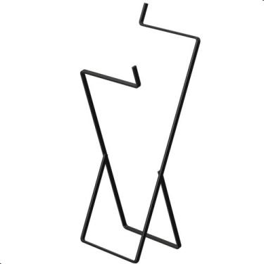 Imagem de Porta Papel Higiênico Suporte de Chão Duplo Preto Fosco Seul - CromoSh