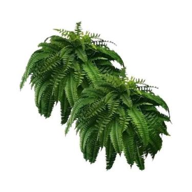 Imagem de Planta Artificial Grande E Realista De Samambaia De Boston Com 21 Folh