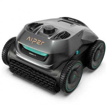 Imagem de Aspirador Robótico para Piscinas AIPER Seagull Pro, Cinza, Navegação WavePath, Quatro Motores, Limpeza de Piso, Paredes e Linha d’Água