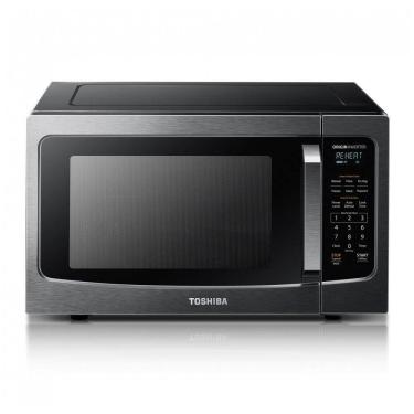 Imagem de Forno de Micro-ondas de Bancada Toshiba MLEM45PITBS com Tecnologia Inverter, Essenciais de Cozinha, Sensor Inteligente, Descongelamento