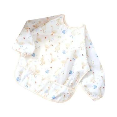 Imagem de Babadores Impermeáveis Laváveis De Manga Longa Para Bebês Elinfant, Pa