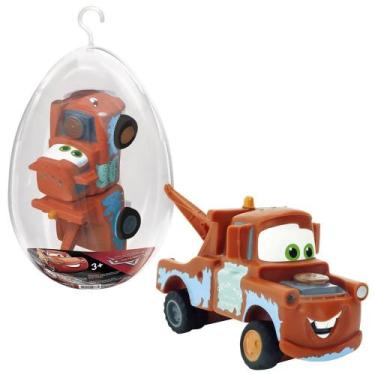 Imagem de Coleção Carros Brinquedo Disney Bonecos No Ovo 20 Cm Em Vinil Atóxico 