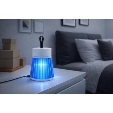 Imagem de Luminária Mata Mosquito Repelente USB Portátil Elétrica Anti Insetos -