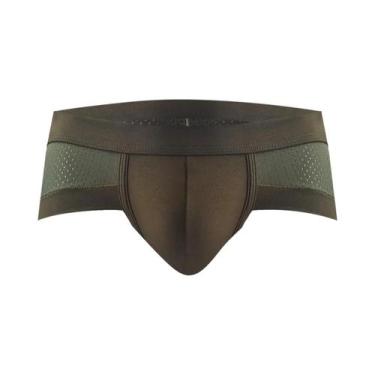 Imagem de Cuecas Masculinas De Cintura Baixa Em Modal Respirável Com Bolsa Conve