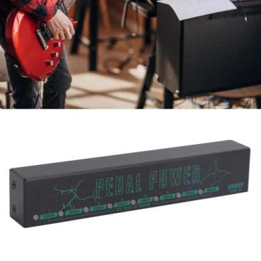 Imagem de Fonte De Alimentação Para Pedais De Guitarra 9V Com 8 Saídas Isoladas 