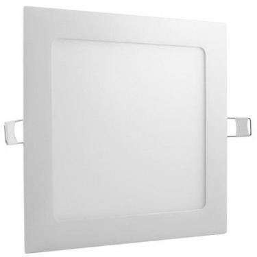 Imagem de Kit 03 Painel Plafon Led Embutir Slim 15x15 12w Quadrado Branco Frio -