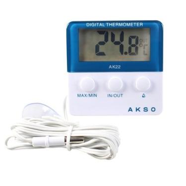 Imagem de Termômetro digital com alarme para freezer e geladeira - certificado d