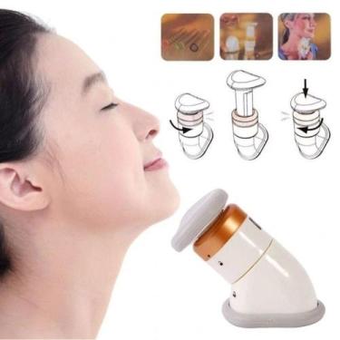 Imagem de Massageador pescoco facial redutor tira papada aparelho exercicios ton