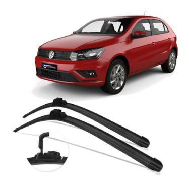 Imagem de Kit Par Dianteiro Palheta Limpador de Parabrisa Vw Gol G5 2009 a 2012 