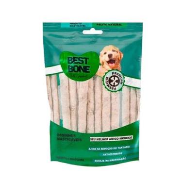 Imagem de Osso Palito Natural Mastigável 5/6 Fininho 50g Para Cães - GGN Utilida