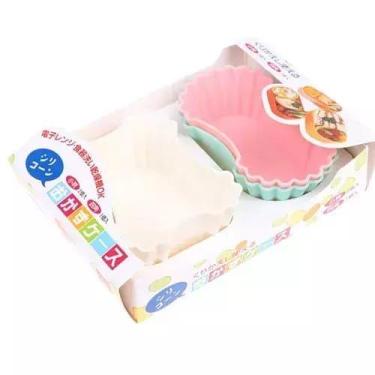 Imagem de Kit Forminhas De Cupcake Em Silicone - 3pçs - Genérica