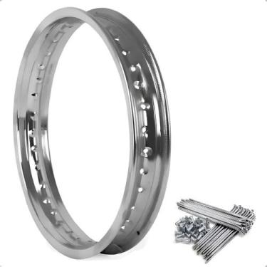 Imagem de Aro Folha 19x1.85 Roda Dianteira Bros 125 150 160 raios 4mm - Tork