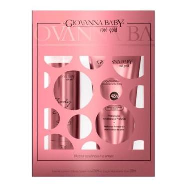 Imagem de Giovanna Baby Rosé - Body Splash 260ml + Loção Hidratante 200ml