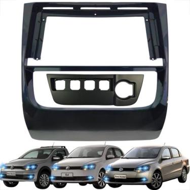 Imagem de Moldura para painel volkswagen g6 multimídia 9 polegadas gol voyage sa