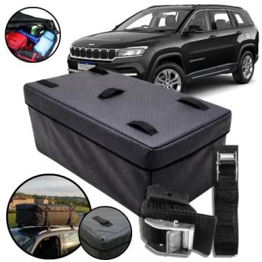 Imagem de Bolsa Maleiro Teto 180L Impermeável+Cinta Jeep Commander - BR18