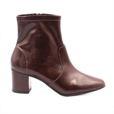 Imagem de Bota Zatta Salto Bloco Bico Quadrado Helouise-Feminino