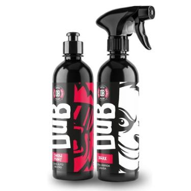 Imagem de Kit Wash Wax Dub Boyz Snow Many DWAX 500ml Shampoo Neutro Cera Carnaúb
