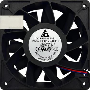 Imagem de Cooler FFB1224EHE 24V 1.50A 36W 3L 3P 120X120X38MM B2 - Delta Eletroni