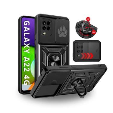 Imagem de Capa Capinha Armor Anti Choque Ring P/ Galaxy A22 4g - Champions Rox