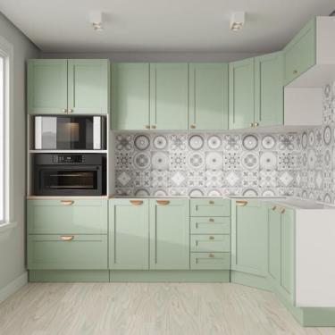 Imagem de Cozinha Modulada 7 Peças 3 Aéreos 3 Balcões e Torre Quente Arizona Cab