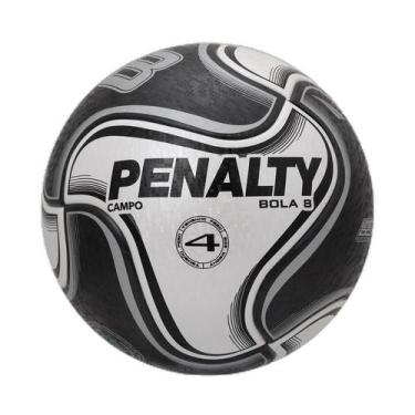 Imagem de Bola penalty campo 8 n4 xxiv infantil, Branco preto, 4