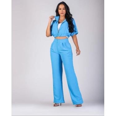Imagem de macacao feminino azul lindo - Eurotextil