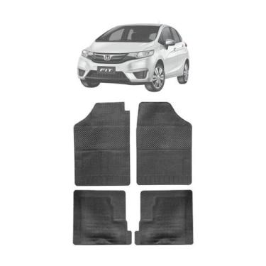 Imagem de Jogo de Tapetes Automotivos Stratus BRB Honda Fit 2015 diante - BRB Bo