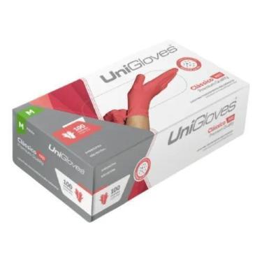 Imagem de Luva de Procedimento Latex Vermelha Tamanho P Com Pó com 100 UN - Unig