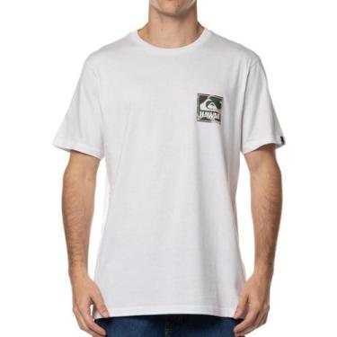 Imagem de Camiseta Quiksilver HI Multiples WT24 Masculina Branco, GG, Branco