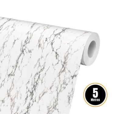 Imagem de Papel de Parede Adesivo Autocolante Decorativo Mármore Fosco - Dcarte,