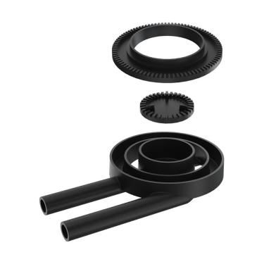 Imagem de Queimador Duplo para Fogão Industrial N01 Ferro Fundido Completo com Dois Anéis de Chama Ajustáveis Libaneza