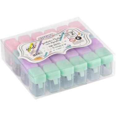 Imagem de Apontador com Deposito Soul 4CORES Pastel (S) POTE-24 - BRW