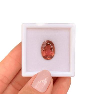 Imagem de Turmalina Vermelha Oval 7,55ct - ENE2ESE