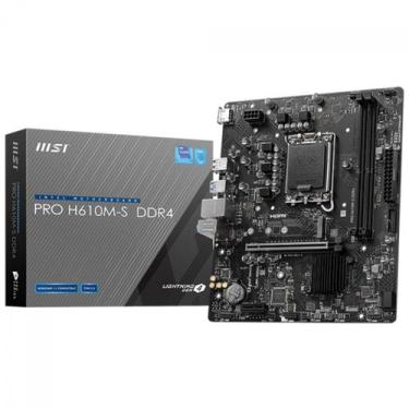Imagem de Placa Mãe MSI PRO H610M-S Chipset H610 Intel LGA 1700