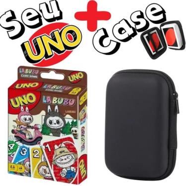 Imagem de Kit Case + Jogo de Cartas UNO - Labubu - Genérica