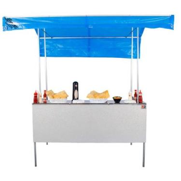 Imagem de Barraca Galvanizada 1,5 x 1m Para Eventos Buffet Quermesse R2