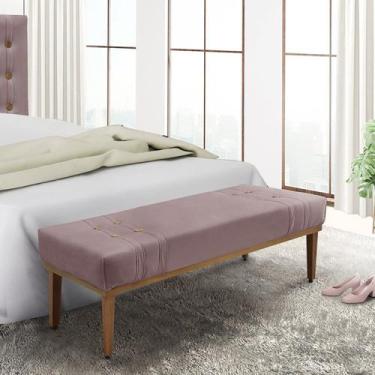 Imagem de Calçadeira Recamier Queen Gênova Roxo/Lilás - Spezzia Decor