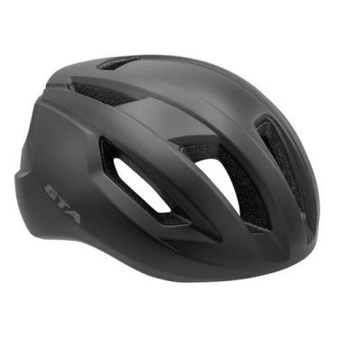 Imagem de Capacete Ciclismo GTA Road Rider In Mold Preto 14 Furos Ventilação 54-