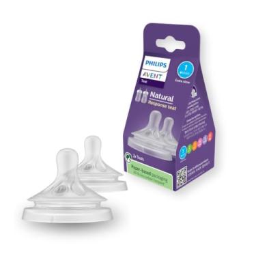 Imagem de Bicos Pétala 3.0 Philips Avent com válvula anticólicas, (fluxo 1), 2 un, SCY961/02