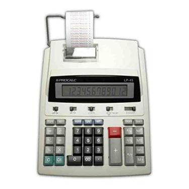 Imagem de Calculadora Impressão Mesa Procalc Lp45 Bivolt 12 Dígitos