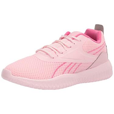 Imagem de Reebok Tênis infantil unissex Flexagon Energy Cross Trainer, Pnkglw/Pnkglw/Porpnk, 7 Little Kid
