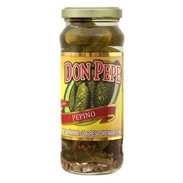 Imagem de Pepinhos em Vidro 320g (180g Drenados) "Don Pepe"