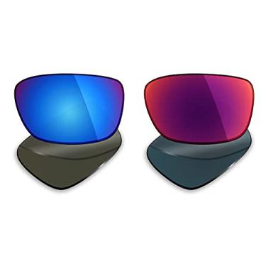 Imagem de 2 pares de lentes polarizadas de substituição da Mryok para óculos de sol Oakley Drop Point – Opções