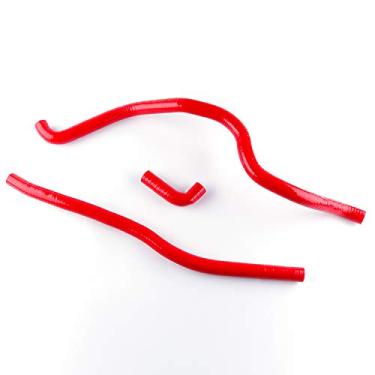 Imagem de LUXERAD Mangueira de silicone de arrefecimento para quadriciclo Performance 3 camadas 4,5 mm para Polaris Sportsman 400 500 2004 2005 (vermelha)