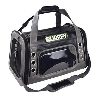 Imagem de Bolsa De Transporte Pet Luxo Cães Gatos Passeios Viagens Cor:Preto