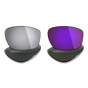 Imagem de 2 pares de lentes polarizadas de reposição da Mryok para óculos de sol Oakley Valve 2014 – Opções