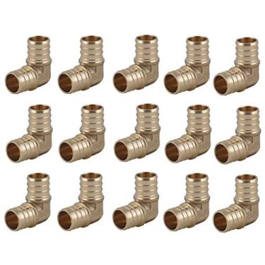 Imagem de LD Válvula -F1807 PEX Conexões 3/10.2 cm PEX cotovelo para tubo Pex (pacote com 15)