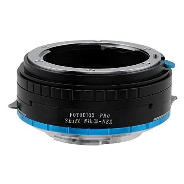 Imagem de Adaptador de montagem de lente Fotodiox Pro Shift compatível com lentes Nikon F-Mount tipo G para câmeras Sony E-Mount