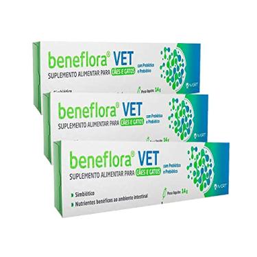 Imagem de Kit 3 Suplementos Beneflora Vet Cães e Gatos Avert - 14g