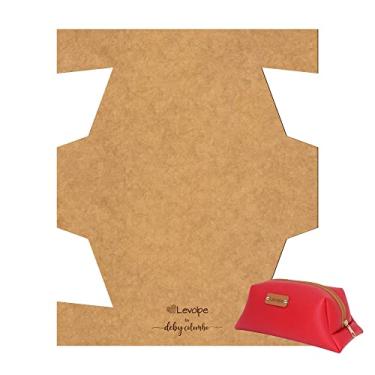 Imagem de Molde em Mdf para Necessaire Tipo Trapézio Confecção Patchwork Costura Criativa